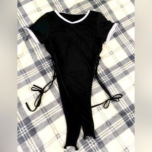 Black tank top: size M. Never worn